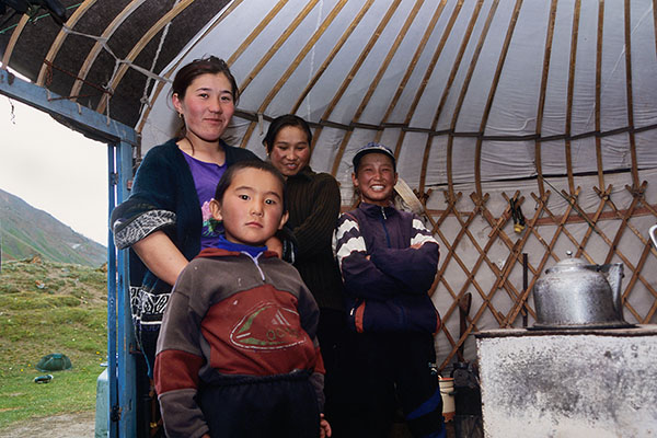 The Yurt Of Nomadic Shepperds, Kyrgyzstan