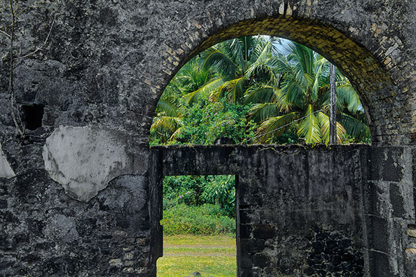 Ruins of Old Sugar Cane Mill, Reunion