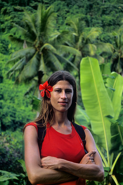 The Girl with Samoan Hibiscus Flower, Samoa