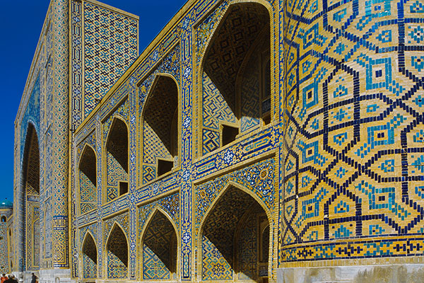Tilya Kori Madrasah, Samarkand, Uzbekistan