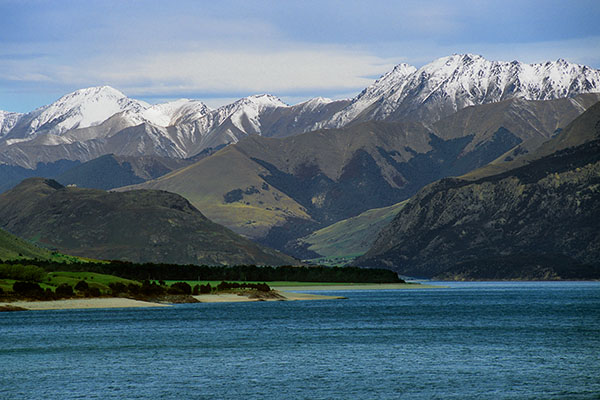 Mountain Landscape, Lake Hawea, New Zealand
